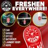 imageChemical Guys Hanging Air Freshener Black Frost Scent 12 Pack Great for Cars Trucks SUVs RVs Home Garage Workspace Dorm Room ampamp More 4 x 3 Packs  AIR40504Cherry