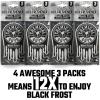imageChemical Guys Hanging Air Freshener Black Frost Scent 12 Pack Great for Cars Trucks SUVs RVs Home Garage Workspace Dorm Room ampamp More 4 x 3 Packs  AIR40504Black Frost