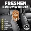 imageChemical Guys Hanging Air Freshener Black Frost Scent 12 Pack Great for Cars Trucks SUVs RVs Home Garage Workspace Dorm Room ampamp More 4 x 3 Packs  AIR40504Leather