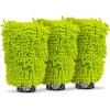 imageChemical Guys MIC49302 Chenille Premium ScratchFree Microfiber Wash Mitt Lime Green 96quot x 23quot x 7quot 2 PackGreen