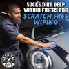 imageChemical Guys MIC50624 Professional Grade Premium Microfiber Towels Gold 16 Inch x 16 Inch Pack of 24  Safe for Car Wash Home Cleaning ampamp Pet Drying ClothsBlue