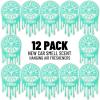 imageChemical Guys Hanging Air Freshener Black Frost Scent 12 Pack Great for Cars Trucks SUVs RVs Home Garage Workspace Dorm Room ampamp More 4 x 3 Packs  AIR40504New Car