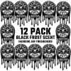 imageChemical Guys Hanging Air Freshener Black Frost Scent 12 Pack Great for Cars Trucks SUVs RVs Home Garage Workspace Dorm Room ampamp More 4 x 3 Packs  AIR40504Black Frost