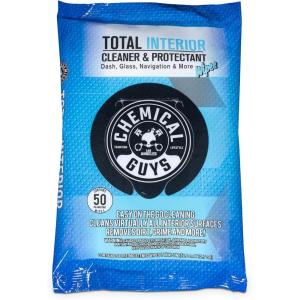 imageChemical Guys PMWSPI22050 Total Interior Cleaner ampamp Protectant Wipes Mega 50 Pack Safe for Cars Trucks SUVs Jeeps Motorcycles RVs ampamp More  50 Ct50 Count Pack of 1