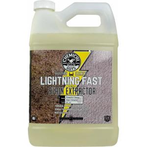 imageChemical Guys SPI191 Lightning Fast Carpet and Upholstery Stain ExtractorFabric Upholstery ampamp Carpet Safe for Cars Home Office Furniture ampamp More 128 fl oz 1 Gallon Fresh Scent128 oz