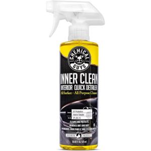 imageChemical Guys SPI66316 InnerClean Quick Detailer with Pineapple Scent High Performance Interior and Dashboard Cleaner Dust Repellent Easy to Use Non Greasy Formula 16 fl oz16 Fl Oz Pack of 1
