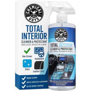 imageChemical Guys Total Interior Cleaner and Protectant Safe for Cars Trucks SUVs Jeeps Motorcycles RVs ampamp More 32 fl oz32 Fl Oz Pack of 1