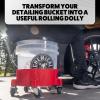 imageChemical Guys ACC1001R Creeper Rolling Bucket Dolly for Car Washing Detailing Garage ampamp More