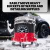 imageChemical Guys ACC1001R Creeper Rolling Bucket Dolly for Car Washing Detailing Garage ampamp More