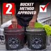 imageChemical Guys ACC161 Heavy Duty Smoked Obsidian Black Detailing Bucket 45 Gal and Bucket Lid for Car Wash Boat Truck RV Fishing ampamp MoreBlack
