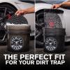 imageChemical Guys ACC161 Heavy Duty Smoked Obsidian Black Detailing Bucket 45 Gal and Bucket Lid for Car Wash Boat Truck RV Fishing ampamp MoreBlack