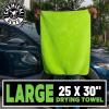 imageChemical Guys MIC1995 Woolly Mammoth Microfiber Dryer Towel 25quot x 36quot Gray16 Fl Oz Pack of 1