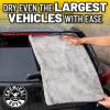 imageChemical Guys MIC1995 Woolly Mammoth Microfiber Dryer Towel 25quot x 36quot Gray25 Inch x 36 Inch