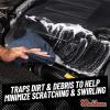 imageChemical Guys MIC35303 Workhorse Professional Grade Microfiber Towel Black Safe for Car Wash Home Cleaning ampamp Pet Drying Cloths 16quot x 16quot Pack of 3Black