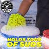 imageChemical Guys MIC493 Chenille Premium ScratchFree Microfiber Wash Mitt Lime Green 96quot x 23quot x 7quotRegular