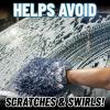 imageChemical Guys The Dually DualFiber WetDry Use Microfiber Wash Mitt Car Wash Mitt Great for Car Truck SUV RV ampamp More Dark Blue  White 2 Pack MIC51702