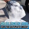 imageChemical Guys The Dually DualFiber WetDry Use Microfiber Wash Mitt Car Wash Mitt Great for Car Truck SUV RV ampamp More Dark Blue  White 2 Pack MIC51702