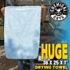 imageChemical Guys Woolly Mammoth Large Super Absorbent and Soft Microfiber Towels for Cars Gray 36 x 25 inches 2PackBlue