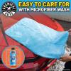 imageChemical Guys Woolly Mammoth Large Super Absorbent and Soft Microfiber Towels for Cars Gray 36 x 25 inches 2PackBlue