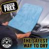 imageChemical Guys Woolly Mammoth Large Super Absorbent and Soft Microfiber Towels for Cars Gray 36 x 25 inches 2PackBlue