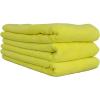 imageChemical Guys MIC35303 Workhorse Professional Grade Microfiber Towel Black Safe for Car Wash Home Cleaning ampamp Pet Drying Cloths 16quot x 16quot Pack of 3Yellow