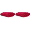 imageChemical Guys MIC723 Microfiber Towel Red 25quot x 36quotquot25 x 36 Pack of 2