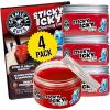 imageChemical Guys Sticky Icky Car Cleaning Gel Green Apple Scent  Detailing Gel for Vents Keyboards and More 100g 4 PackStrawberry