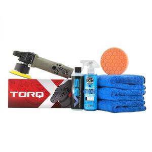 imageChemical Guys BUF209X TORQX Random Orbital Polisher Complete Detailing Kit with Pads Pad Cleaner ampamp Conditioner Towels Safe for Cars Trucks SUVs ampamp More 700W Orbit 8mm  12 Items8 ITEM KIT