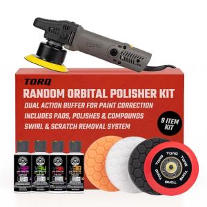 imageChemical Guys BUF503X TORQX Random Orbital Polisher Pads Polishes ampamp Compounds Kit Safe for Cars Trucks SUVs ampamp More 700W Orbit 8mm  9 Items9 ITEM KIT