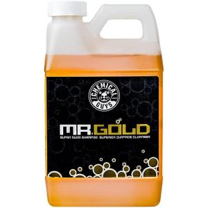 imageChemical Guys CWS21364 Mr Gold Foaming Car Wash Soap Works with Foam Cannons Foam Guns or Bucket Washes Safe for Cars Trucks Motorcycles RVs ampamp More 64 fl oz Half Gallon Pina Colada Scent