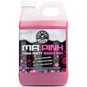 imageChemical Guys CWS2211602 Mr Pink Foam Party Wash ampamp Wax Works with Foam Cannons Foam Guns or Bucket Washes Safe for Cars Trucks SUVS Motorcycles RVs ampamp More 216 fl oz Tangerine Scent64 Fl Oz Pack of 1