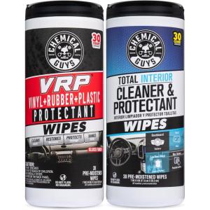 imageChemical Guys Canister Wipes  VRP ampamp Total Car Interior Cleaner ampamp Protectant Great for Cars Trucks SUVs RVs ampamp More 60 Ct