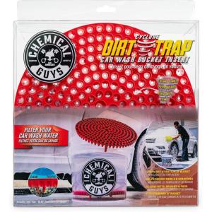 imageChemical Guys DIRTTRAP01 Cyclone Dirt Trap Car Wash Bucket Insert Car Wash Filter Removes Dirt and Debris While You Wash Black 12quot Diameter Great For Washing Cars Trucks SUVs RVs ampamp MoreRed