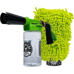 imageChemical Guys Foam Blaster 6 Foam Car Wash Gun and Chenille Premium ScratchFree Microfiber Wash Mitt Lime Green  Car Wash Foamer Connects to Any Garden Hose EQP365 2 Items