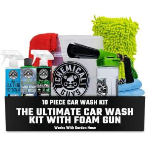 imageChemical Guys HOL121 Best Car Wash Bucket Kit Safe for Cars Trucks SUVs RVs ampamp More 11 ItemsHOL148