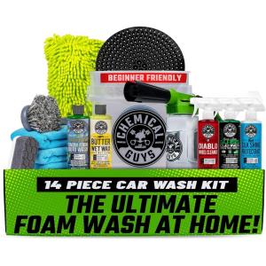 imageChemical Guys HOL126 14Piece Arsenal Builder Car Wash Kit with Foam Gun Bucket and 5 16 oz Car Care Cleaning Chemicals Gift for Car ampamp Truck Lovers Dads and DIYers Works wGarden HoseHOL126