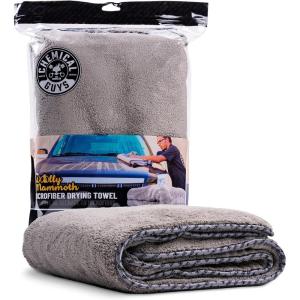 imageChemical Guys MIC1995 Woolly Mammoth Microfiber Dryer Towel 25quot x 36quot Gray25 Inch x 36 Inch