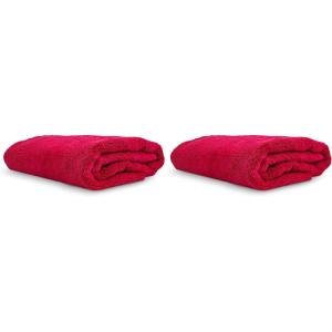 imageChemical Guys MIC723 Microfiber Towel Red 25quot x 36quotquot25 x 36 Pack of 2