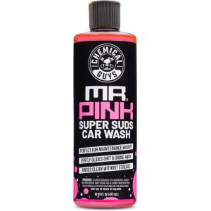 imageChemical Guys Mr Pink Foaming Car Wash Soap HighSuds pHBalanced Car Shampoo Safe for Wax ampamp Sealants Works with Foam Cannons ampamp Bucket Wash Safe on All Paint Finishes 64 oz Candy Scent16 Fl Oz Pack of 1