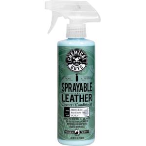 imageChemical Guys SPI103 Sprayable Leather Cleaner and Conditioner in One for Interiors Apparel and More Works on Natural Synthetic Pleather Faux Leather and More Leather Scent 128 fl oz 1 Gal16 Fl Oz Pack of 1