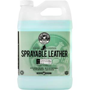 imageChemical Guys SPI103 Sprayable Leather Cleaner and Conditioner in One for Interiors Apparel and More Works on Natural Synthetic Pleather Faux Leather and More Leather Scent 128 fl oz 1 Gal128 Fl Oz Pack of 1