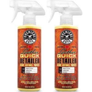 imageChemical Guys SPI21616 Leather Quick Detailer for Car Interiors Furniture Apparel Shoes Sneakers Boots and More Works on Natural Synthetic Pleather Faux Leather and More 16 fl oz16 Fl Oz Pack of 2