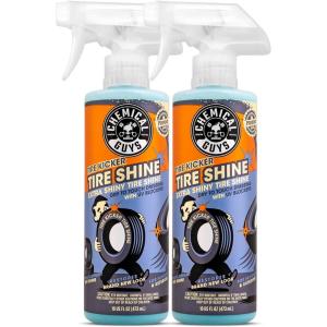 imageChemical Guys Tire Kicker Sprayable Extra Glossy Tire Shine Works on Rubber Vinyl ampamp Plastic Safe for Cars Trucks Motorcycles RVs ampamp More 16 fl oz16 fl Oz 2 Pack