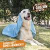 imageFurrocious Super Absorbent Ultra Soft Microfiber Pet Towel for Drying ampamp Grooming Dogs Cats ampamp More by Chemical Guys Blue 25 inches x 36 inches PCS1996  Pet Blanket Pet Bed Topper