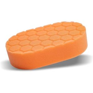 imageCHEMICAL GUYS BUFX201 HexLogic Medium Cutting Hand Applicator Pad Orange 3 in x 6 in x 1 inOrange