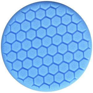 imageChemical Guys BUFX105HEX5 HexLogic Light PolishingFinishing Pad Blue 55 Inch Pad made for 5 Inch backing plates 1 Pad IncludedLightFinishing Pad