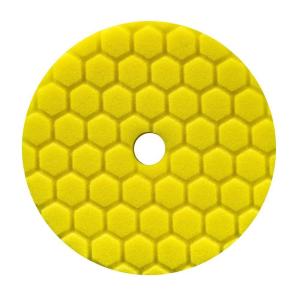 imageChemical Guys BUFX114HEX5 HexLogic Quantum LightMedium Polishing Pad White 55 Inch Fits 5 Inch Backing PlateYellow