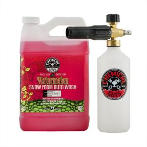 imageChemical Guys EQP344 TORQ Foam Cannon Snow Foamer ampamp Watermelon Snow Foam Auto Wash 128 fl oz 1 Gallon 1 Pack1 Count Pack of 1
