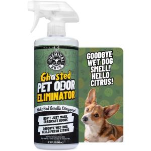 imageGhosted Pet Odor Eliminator Refresh Your Home Car Office ampamp More from Chemical Guys 32 Fl Oz  Fresh Citrus Scent  PCS10232