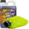 imageChemical Guys CWS21216M Car Wash Starter Bundle  HydroSuds Ceramic SiO2 Shine High Foaming Car Wash Soap 16 oz Berry Scent  Chenille Wash Mitt 2 Items Works on Cars Trucks SUVs RVs ampamp MoreSOAP  Mitt